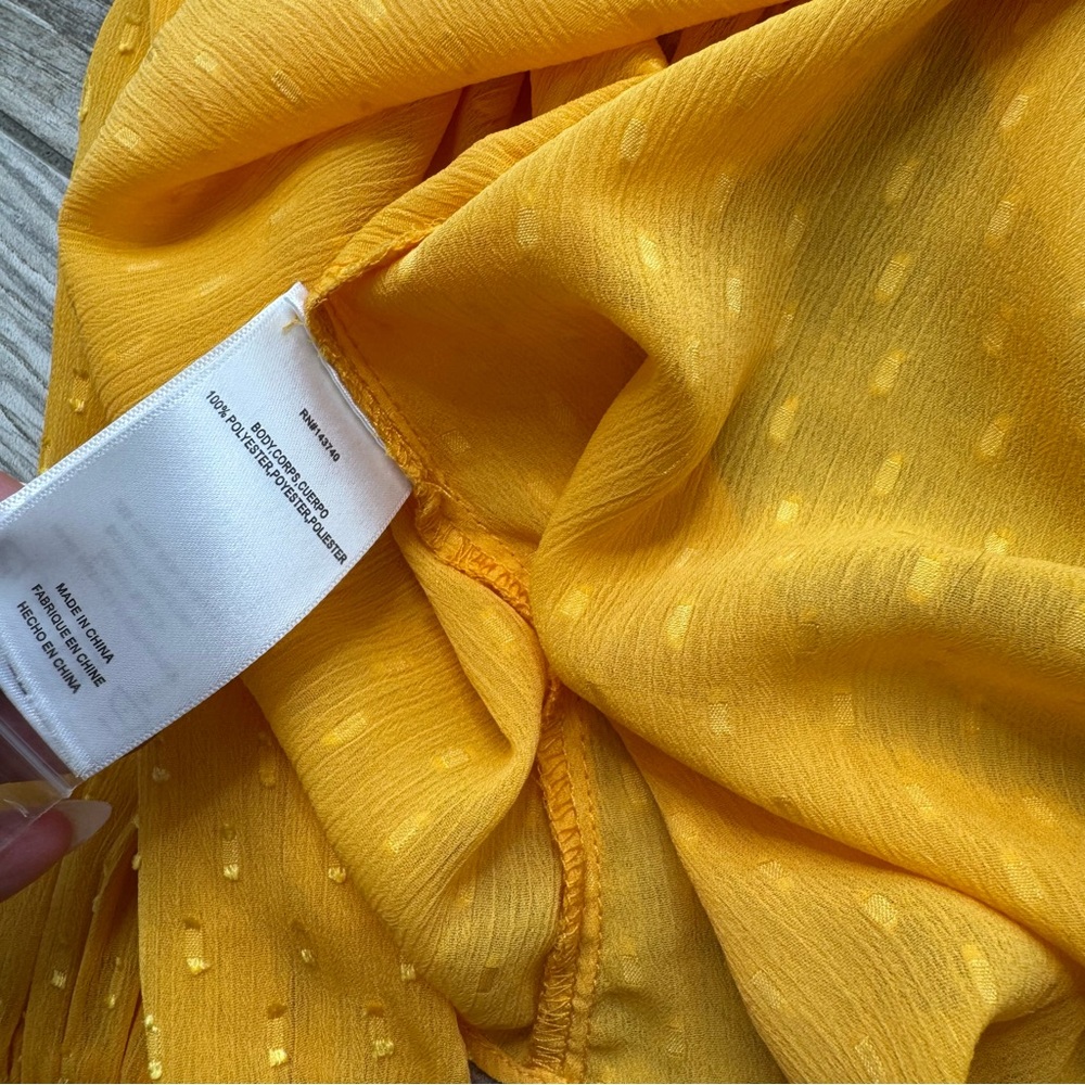 ENGLISH Factory Mustard Yellow Long Sleeve Top - Picture 11 of 11